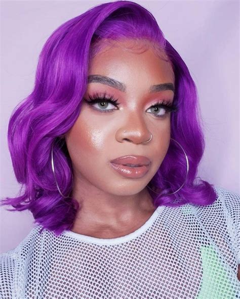 dark purple hair pinterest