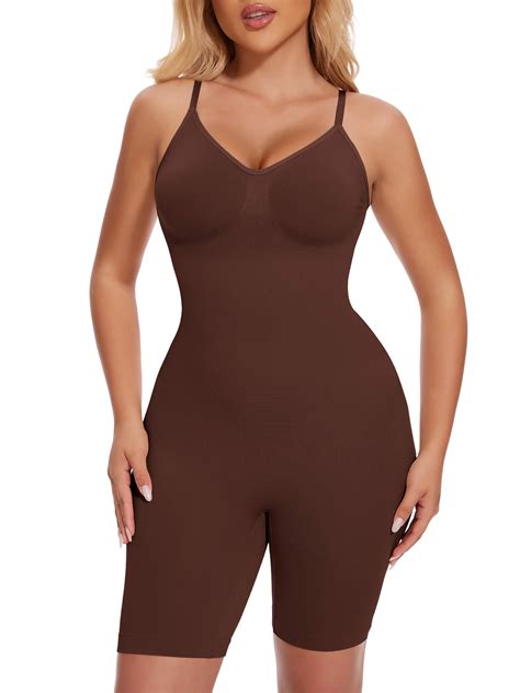 MANIFIQUE Shorts Bodysuit for Women Tummy Control Shapewear Seamless
