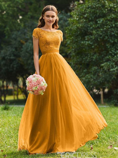 yellow bridesmaids dresses 5