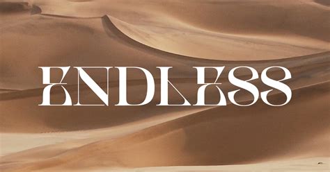 endless font cedilla studio