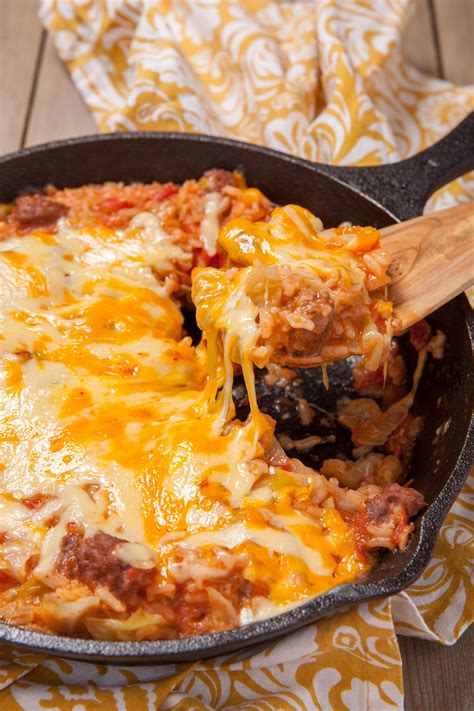 Cabbage and Ground Beef Casserole - Slenderberry