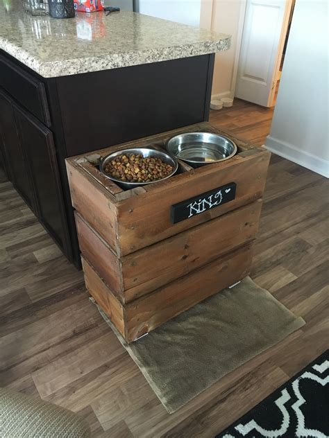 Great dane food stand online