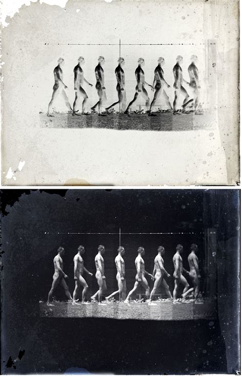 Thomas Eakins, "Motion study: male nude, walking to left" (1885) | PAFA
