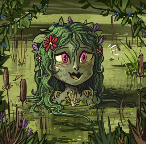 Boggy Swamp Girl (by @AnAxeDraws) : r/SFWmonstergirls