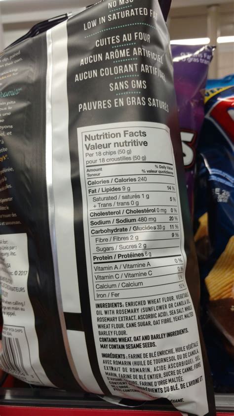 How to read junk food nutrition labels - elsbethvaino.com