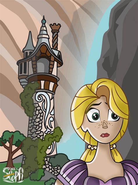 Fan art of rapunzel from tangled by StephDraws40 on DeviantArt