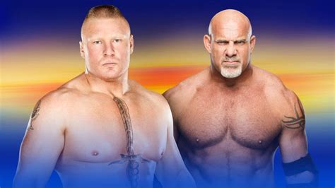 WrestleMania 33 Goldberg v Brock Lesnar | Pro Wrestling | Fandom