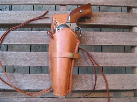 Amazon.com : Western Natural Color Left Handed Smooth Leather Gun ...