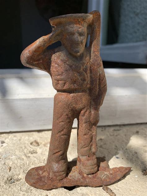 antique french late  cast iron farmer antiquescouk