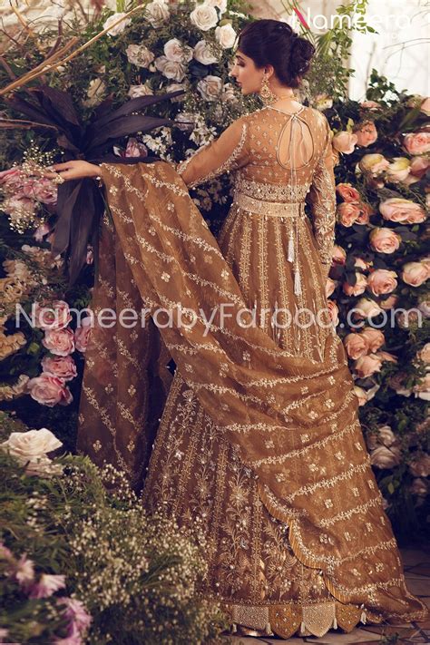 Pakistani Embroidered Classic Royal Frock – Nameera by Farooq