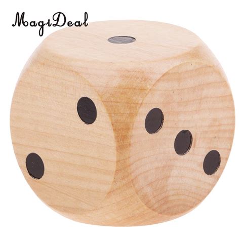 Extra Large Wooden Dice with Rounded Corner D6 Six... – Grandado