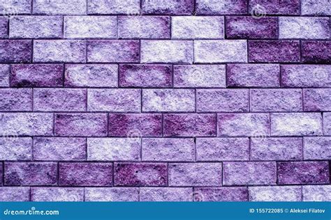 Purple Brick Wall Texture Background Stock Image - Image of saturated ...