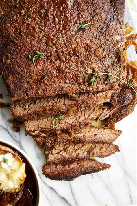 Slow Cooker Beef Brisket - Food Dolls