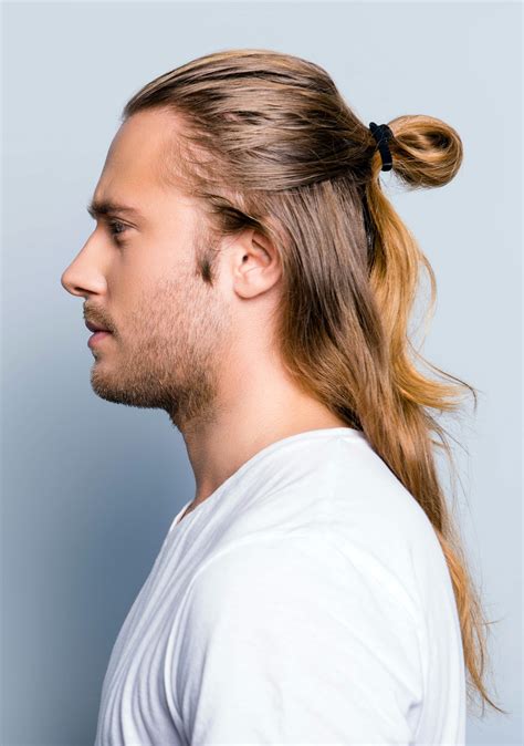 Stylists are divided over the latest man bun hairstyles trends 8
