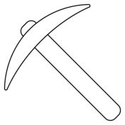 coloring pages  axe
