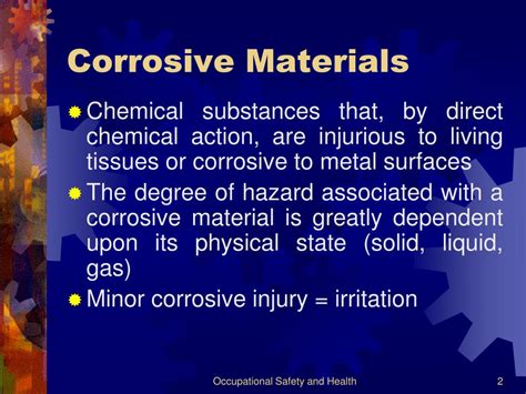 PPT - Corrosive Materials PowerPoint Presentation, free download - ID:1589984