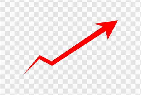 red increase arrow symbol icon png clipart hd image