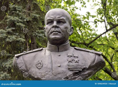 Bust To Marshal Pavel Rybalko in Kyiv Editorial Stock Photo - Image of ...