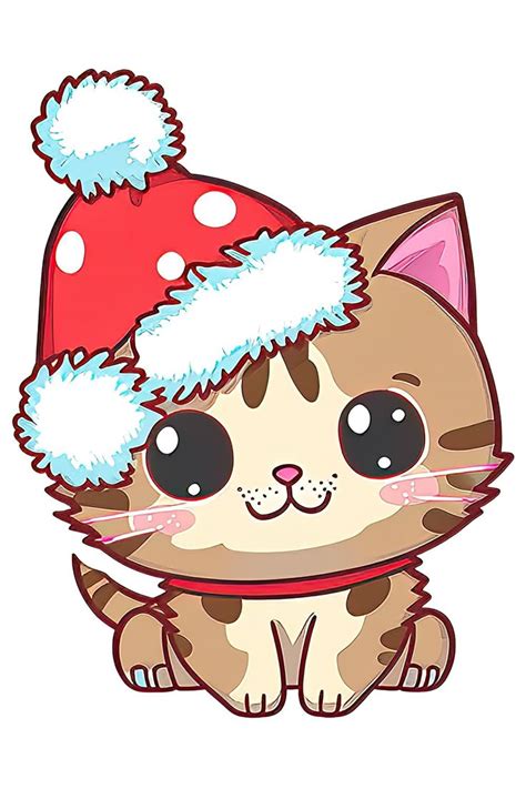 Christmas cats. Рождественские коты. PNG. | Самодельные рождественские ...