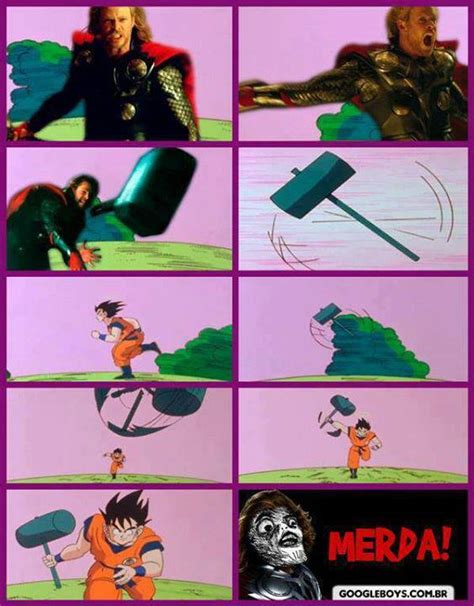 Thor vs Goku by 3D4D on DeviantArt