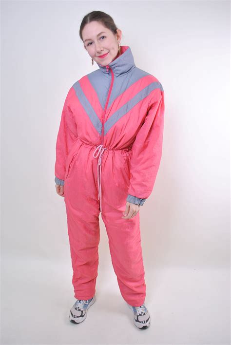 15 Vintage One Piece Ski Suit WHOLESALE, Retro Multicolor Snow Suits
