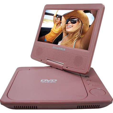 customer reviews sylvania  portable dvd player pink sdvd pink