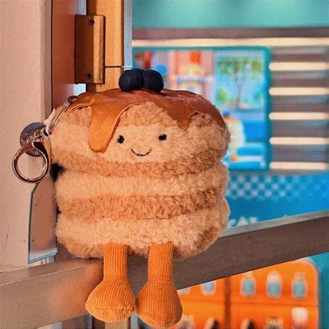 pancake plush pendant soft toy  dust bag jellycat lover gift etsy