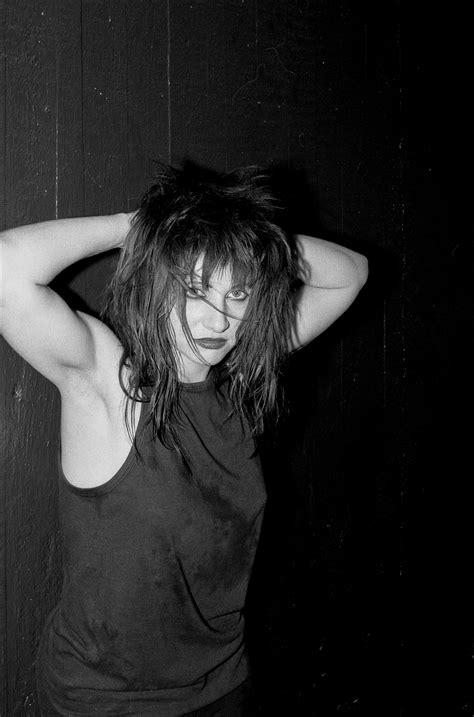 Lydia Lunch With Harry Crews Backstage the Ritz in Stockholm Sweden