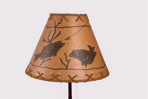 Fishing Lamp Fish Lamp Rustic Decorative Lamp Rustic - Etsy