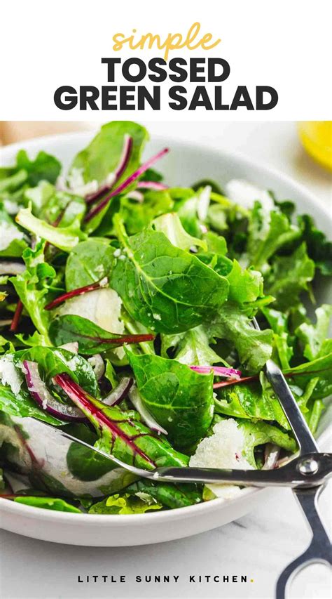 Best simple tossed green salad – Artofit