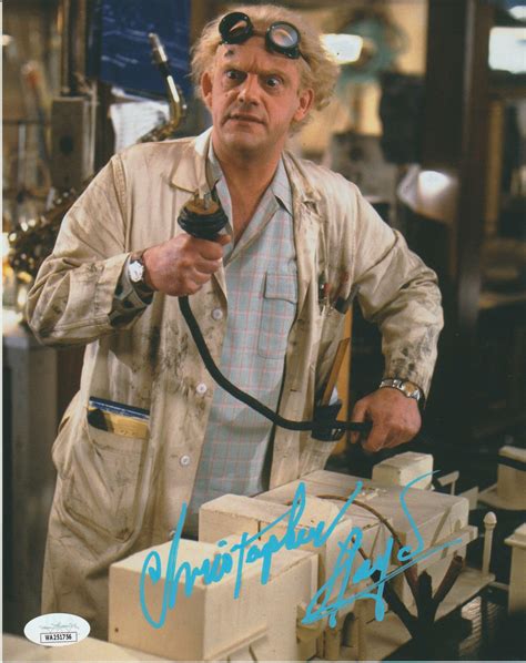 Christopher Lloyd Back To The Future signed 8x10 photo - Fanboy Expo Store