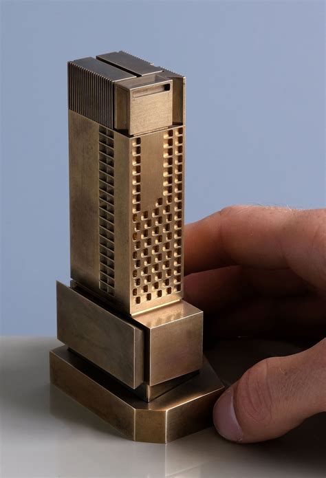 brass architectural model architecture model making ideas
