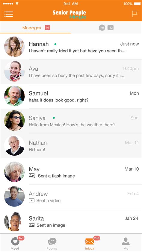 Senior People Mingle Dating App - Date Senior People Girls & Guys