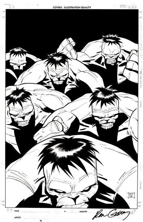 ron garney original art  sale comicarttracker