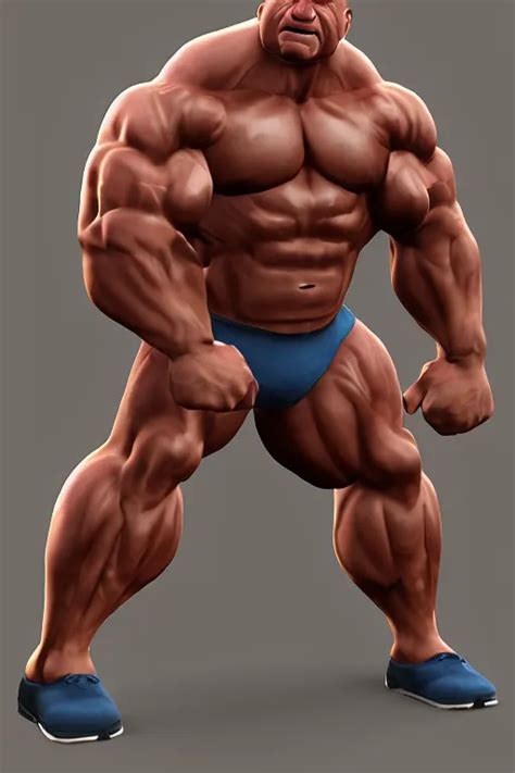 portrait of hulking herculean bodybuilder muscular | Stable Diffusion