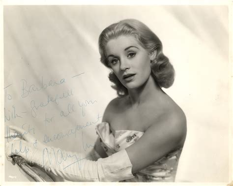 URE MARY: (1933-1975) Scottish Actress. Vintage signed and inscribed 10
