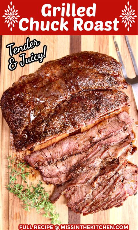 Add this Grilled Chuck Roast recipe to the menu this week for the