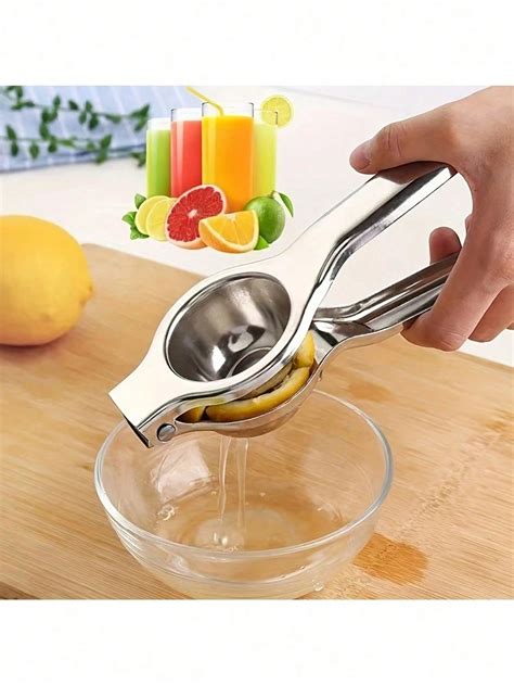 stainless steel manual juicer hand pressed lemon juicer orange juice