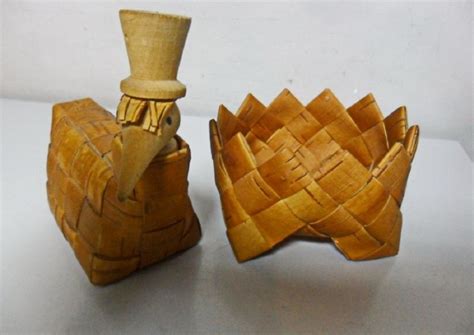 Поделки из бересты своими руками: декоративные украшения, игрушки и ...