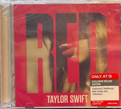 TAYLOR SWIFT: RED (DELUXE EDITION), Hobbies & Toys, Music & Media, CDs ...