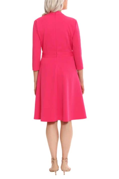 London Times T7099M - V-Neck Knee-Length Formal Dress – Couture Candy