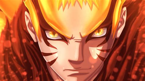 Naruto Uzumaki Baryon Mode Anime Wallpaper 4k for Desktop ID:8736