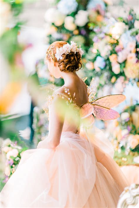 Peach Tulle Fairy Bridal Gown for Amie Bone, National Wedding Show