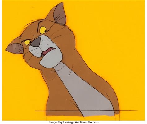 The Aristocats Thomas OMalley Production Cel Signed by Frank Thomas and ...