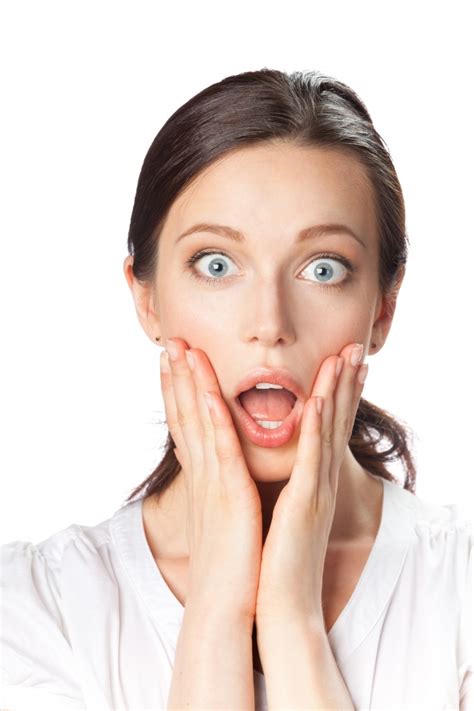 Удивленная девушка — Surprised girl