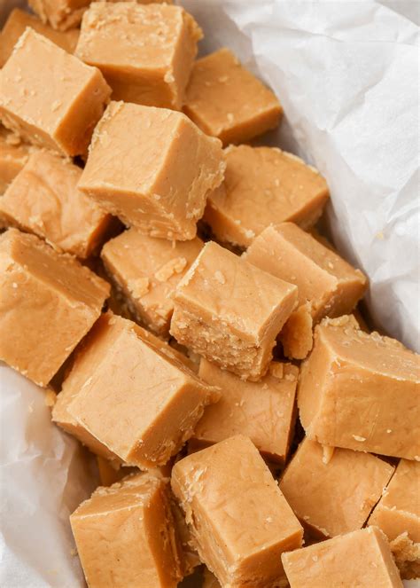 Creamy Peanut Butter Fudge - Barefeet in the Kitchen
