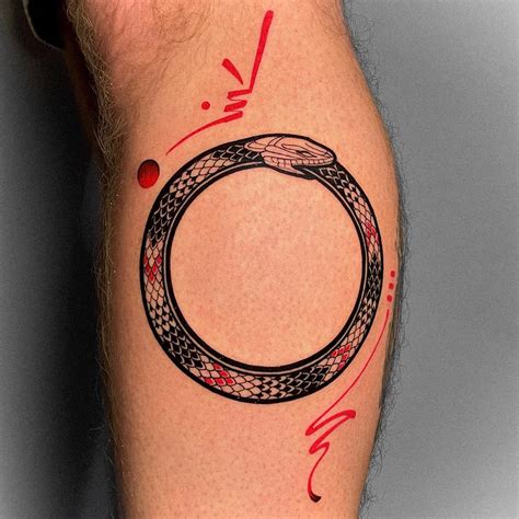 snake circle tattoo bronctattooauscom