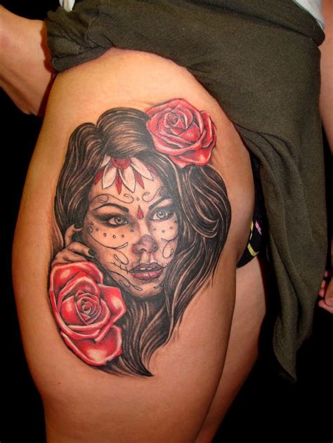 24 best images about dia de los muertos tattoos on Pinterest | Tattoo drawings, Olivia d'abo and ...