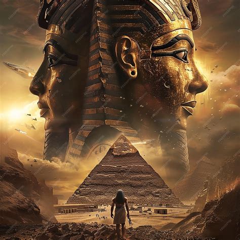 Cinematic Movie Poster in Ancient Egypt history | Premium AI-generated