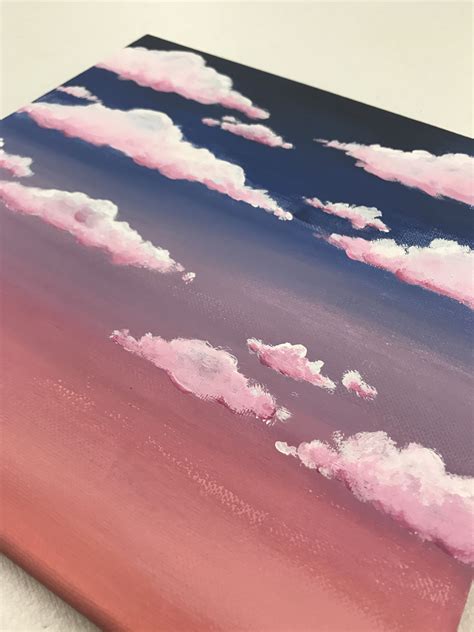 √ Aesthetic Acrylic Paintings Clouds - Popular Century